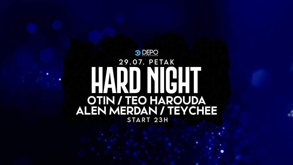 HARD NIGHT at DEPOklub - Flyer front