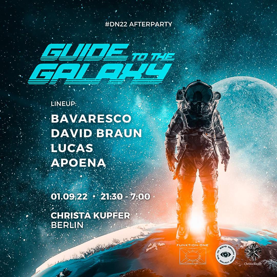 Guide to the Galaxy - Flyer front