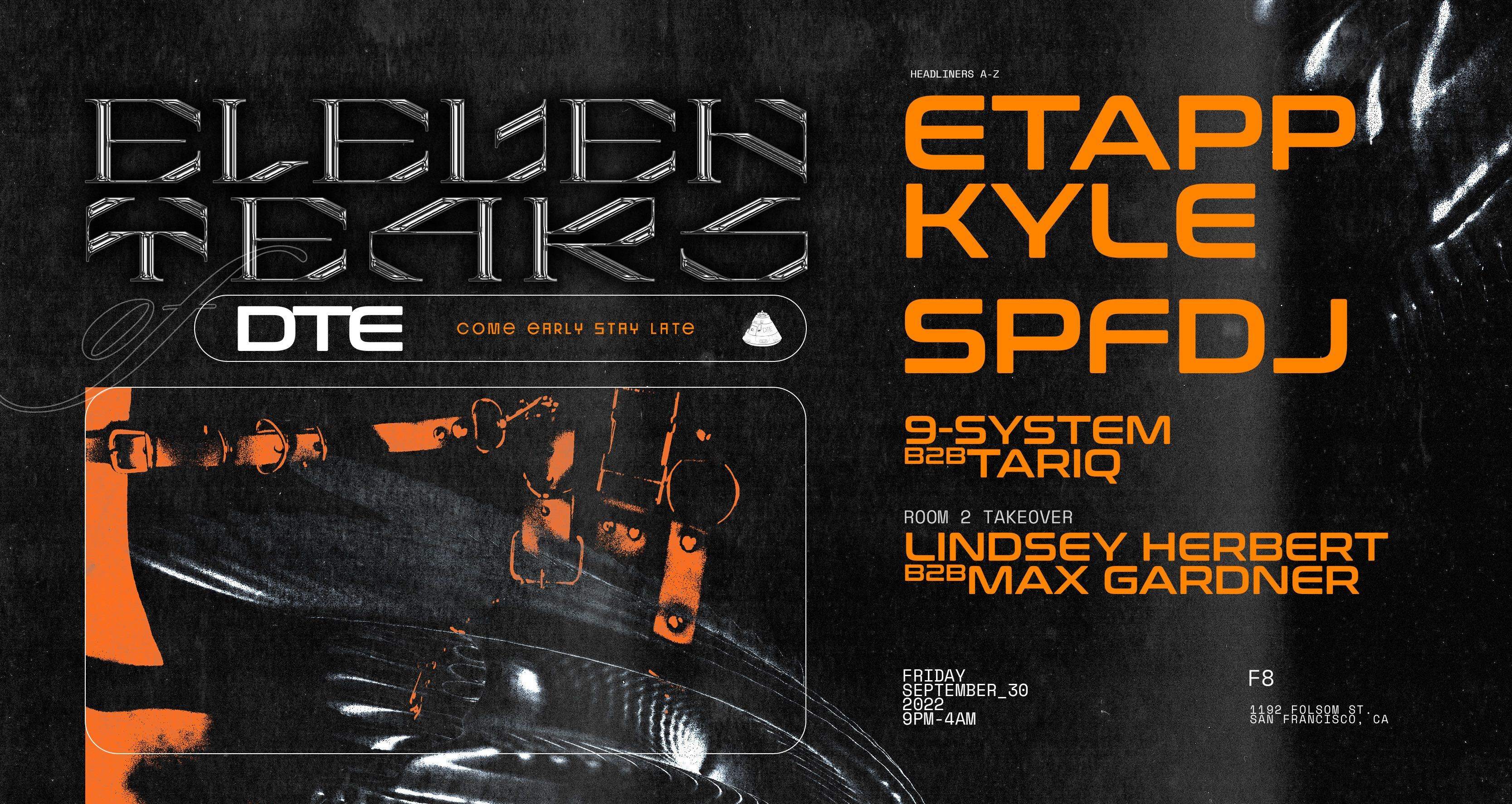 11 Years of Direct to Earth with Etapp Kyle and SPFDJ - Flyer back