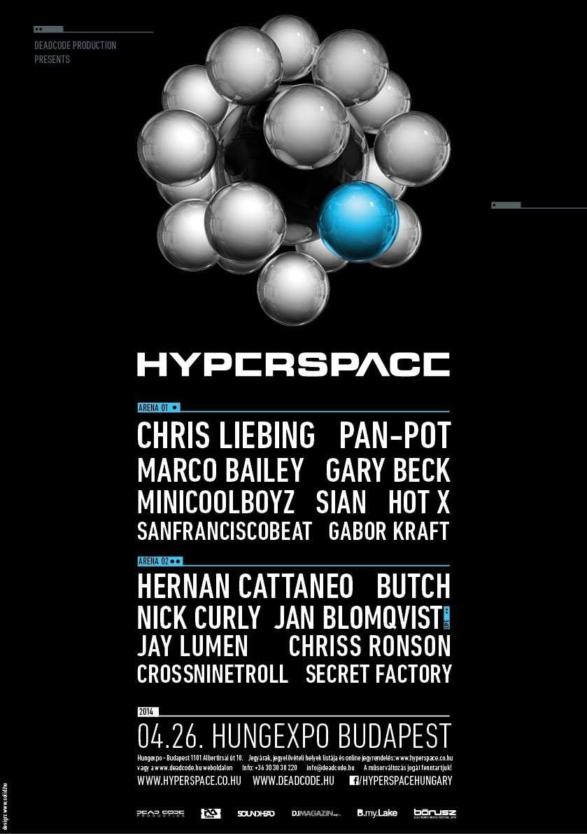Hyperspace 2014 - Flyer front