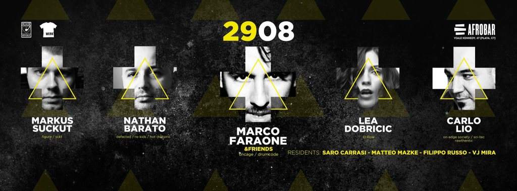 Marco Faraone & Friends - Flyer front