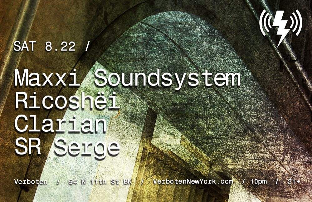 Maxxi Soundsystem / Ricoshëi / Clarian / SR Serge / Grass is Greener // Expose - Flyer front