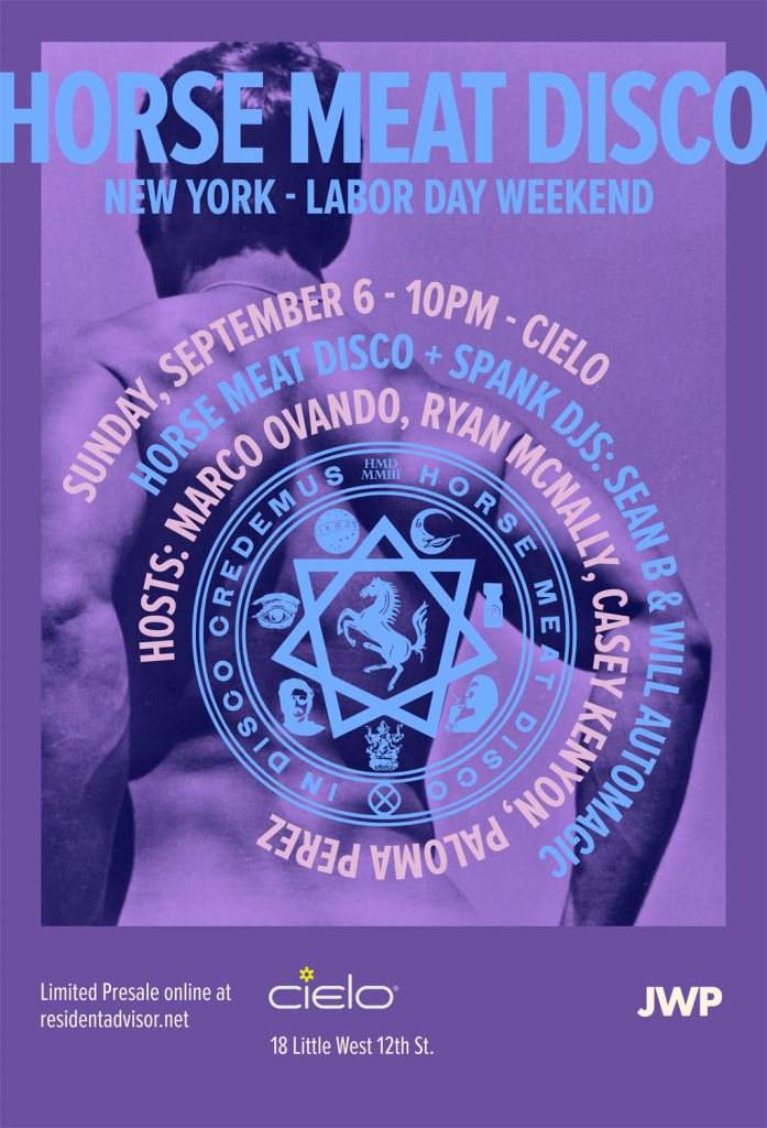 Horse Meat Disco - Labor Day Weekend - Flyer front