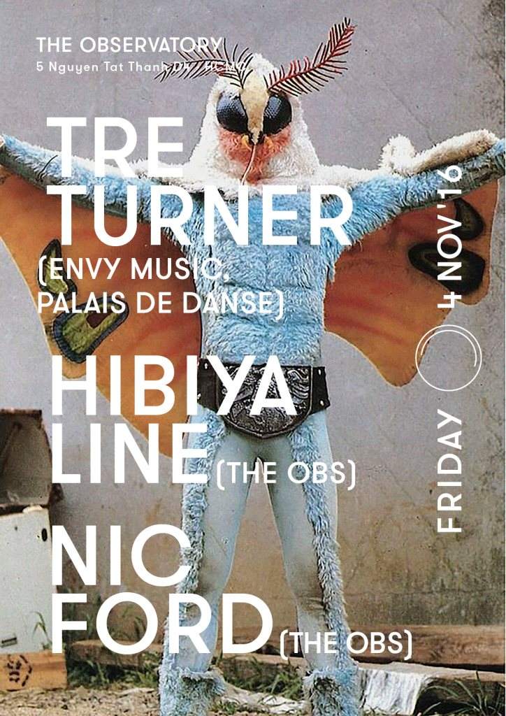 Tre Turner, Nic Ford, Hibiya Line - Flyer front