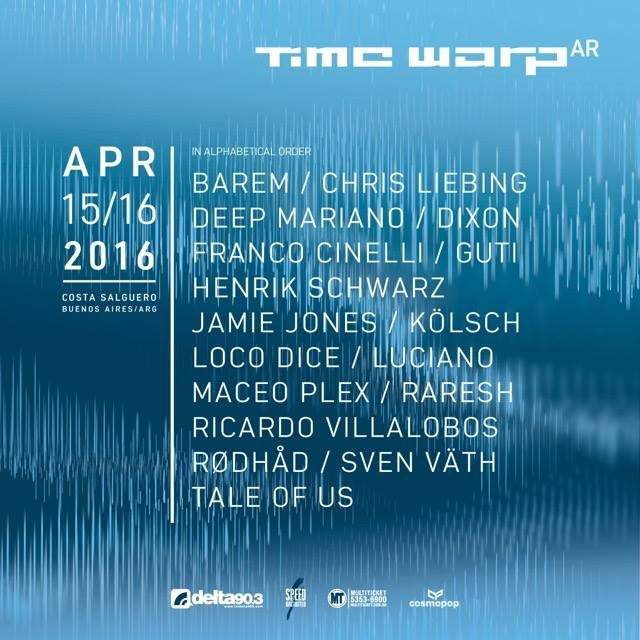 Time Warp AR 2016 - Flyer front