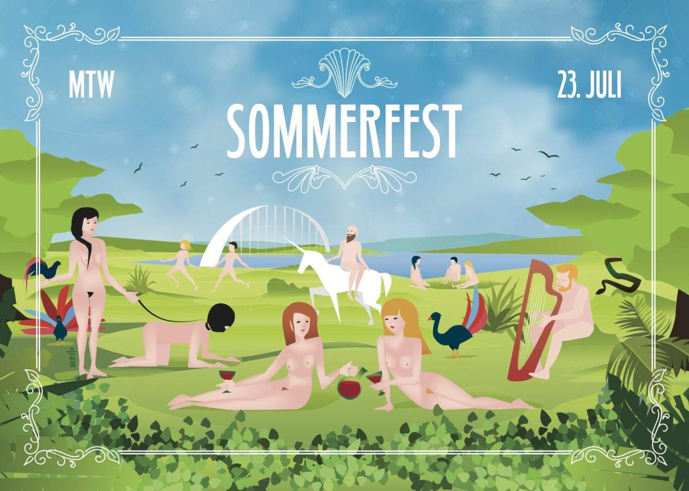MTW Sommerfest - Open Air + Indoor - Flyer front