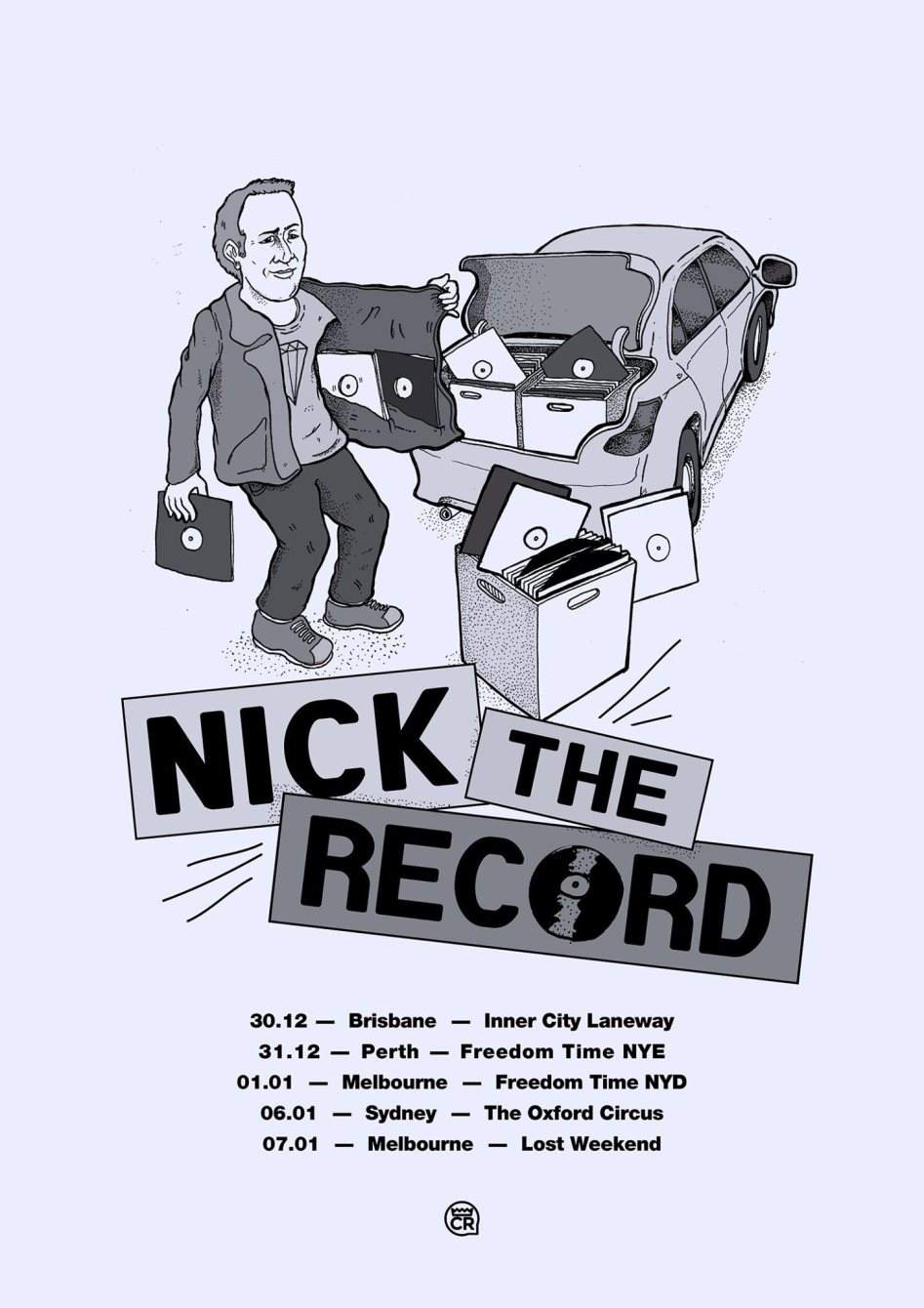 Never Mind The Balearics with Nick The Record - Flyer front