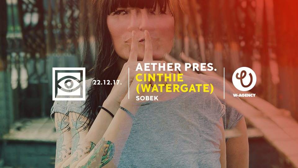 Aether Pres. Cinthie - Flyer front