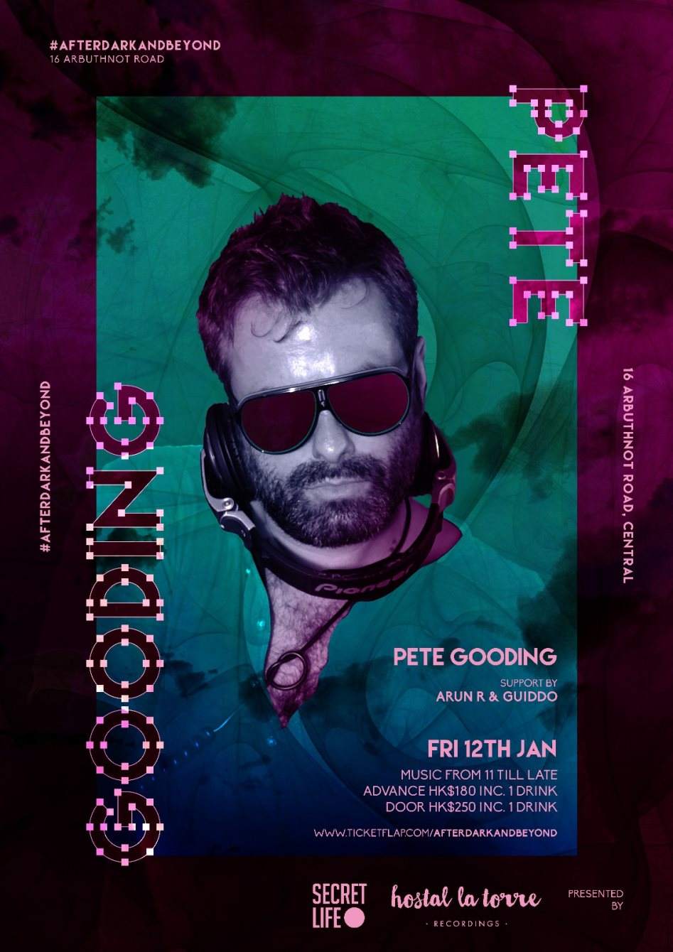 Pete Gooding - Flyer front