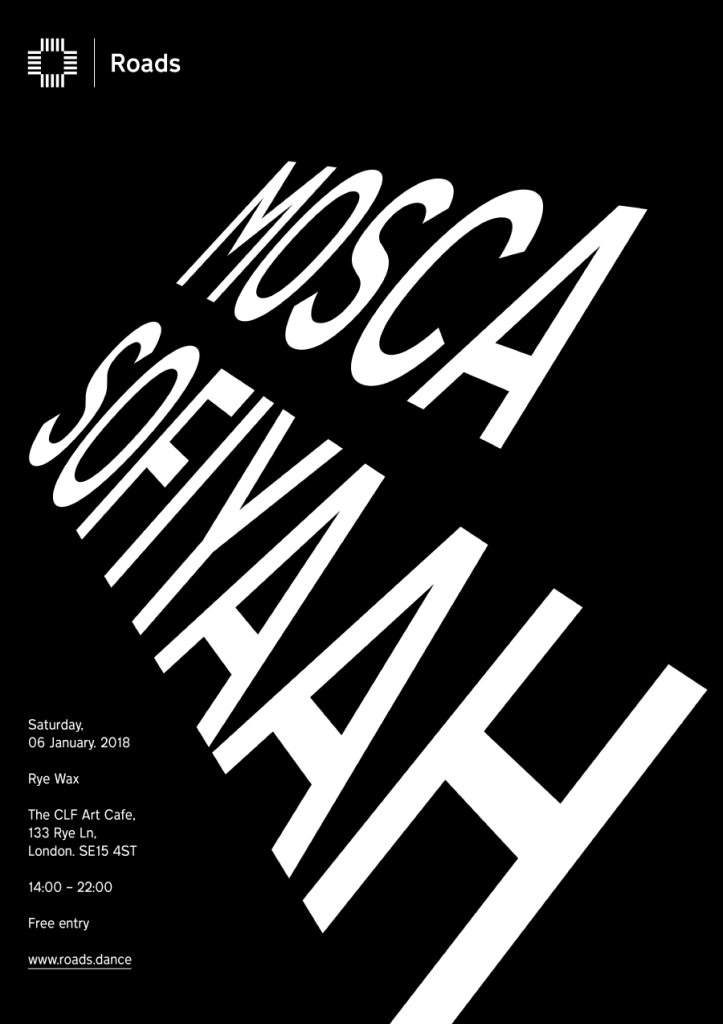 Roads 12: Mosca & Sofiyaah - Flyer front