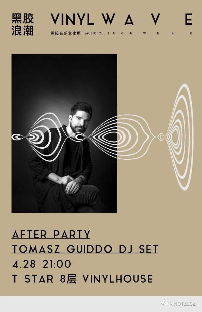 Vinyl Wave After Party - Flyer front
