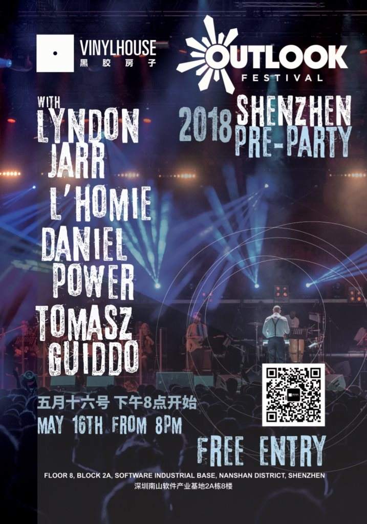 Outlook Festival Shenzhen 2018 Pre-Party - Flyer front