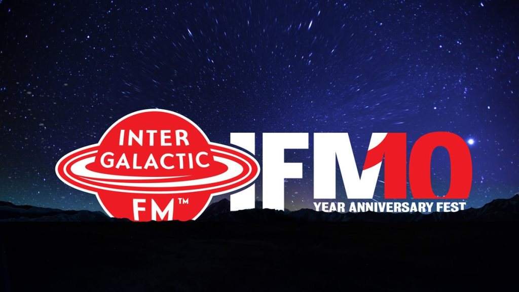 Intergalactic FM Festival – 10 years IFM - Flyer front