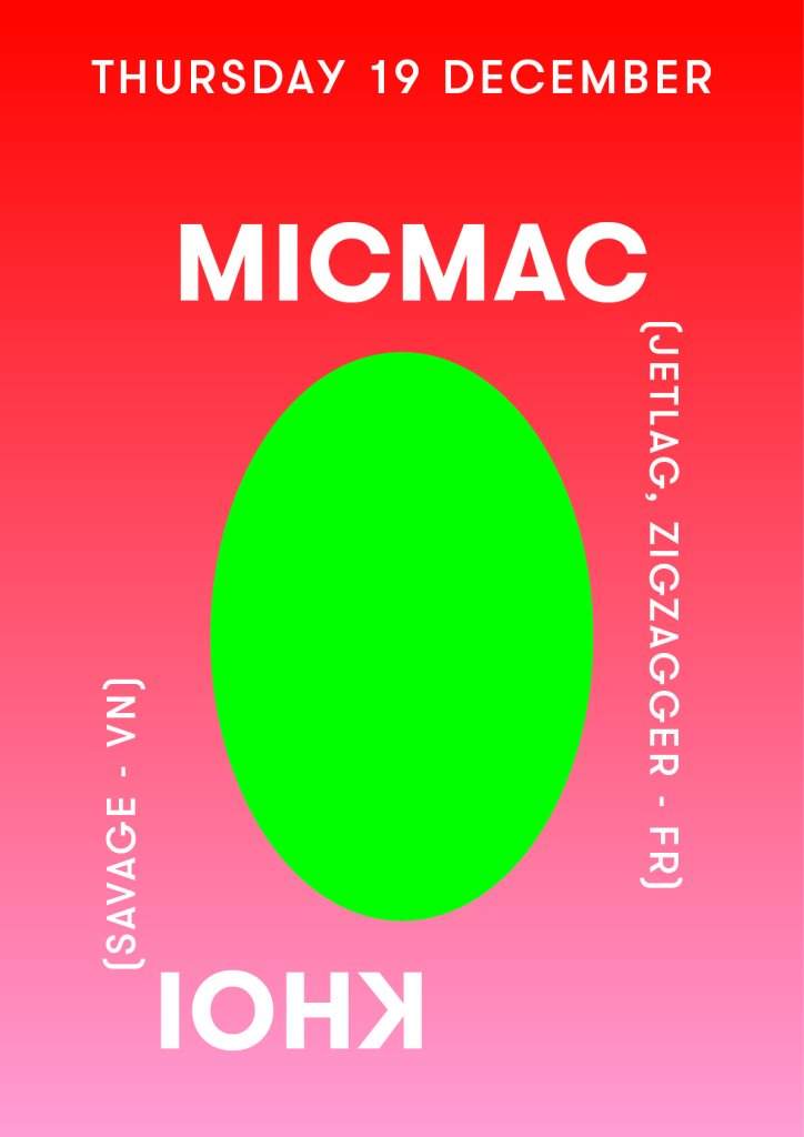 Micmac and Khoi - Flyer front