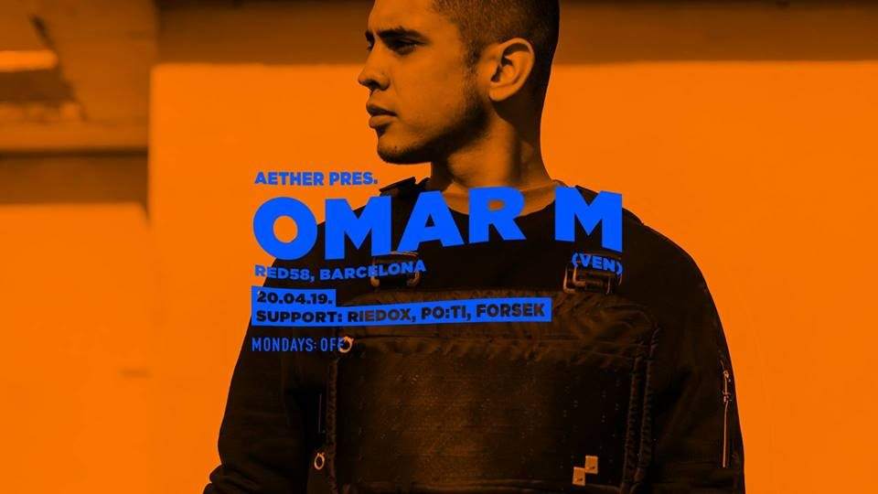 Aether Pres. Omar M - Flyer front