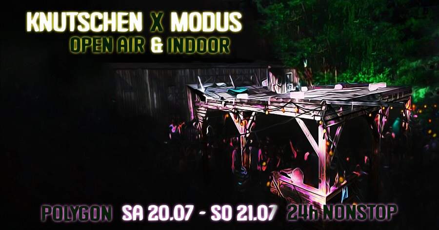 Knutschen x Modus / Open Air & Indoor - Flyer front