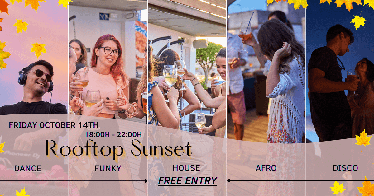 Free Sunset Rooftop + DJs + Cocktails at Hotel Ciutat Barcelona, Barcelona
