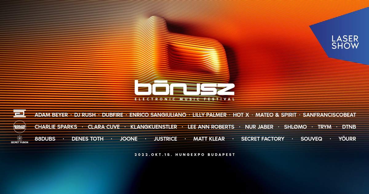 Bónusz Electronic Music Festival 2022 at Hungexpo Budapest, Budapest