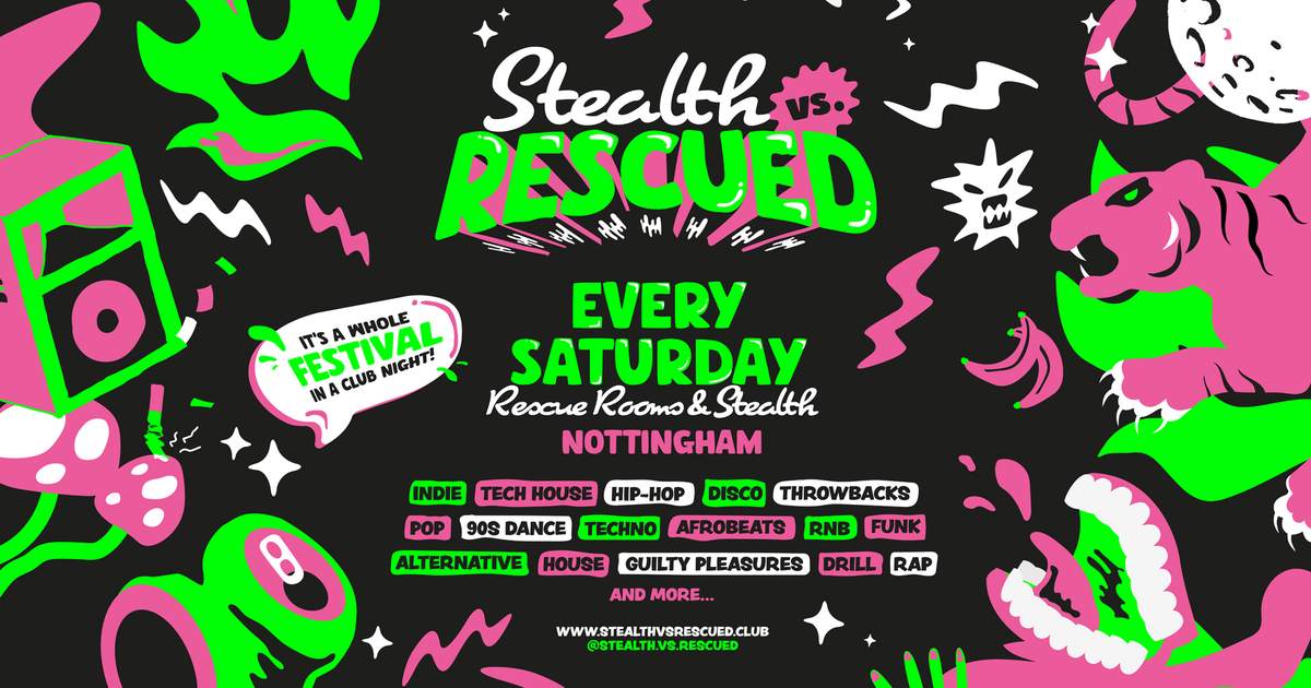 Stealth vs. Rescued — It's a whole FESTIVAL in a club night! at Stealth ...