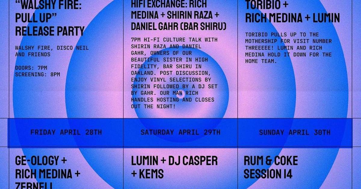 Ge-ology + Rich Medina + Zernell at Dante's HiFi, Miami