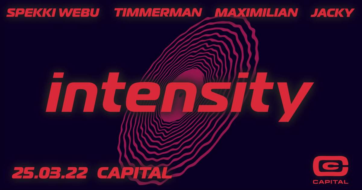 Intensity at Club Capital, Antwerp Intensity at Club Capital, Antwerp (2022) ⟋ RA