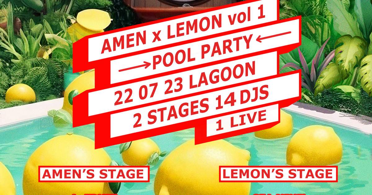 Amen & Lemon Pool Party at TBA - Lagoon Pool Club , South