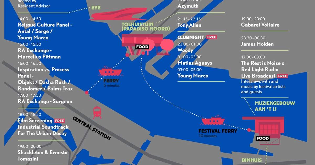 Dekmantel Festival 2016 Opening Concerts at TBA - Amsterdam, Amsterdam Dekmantel Festival 2016 Opening Concerts at TBA... 