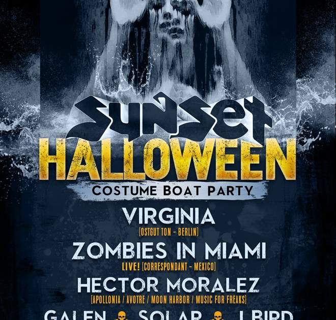 Sunset Sound System Halloween Costume Boat Party + AfterParty 2018 at