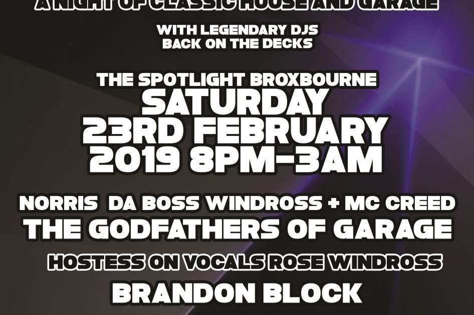 Back 2 Da Old Skool presents Reunion at The Spotlight Broxbourne, London