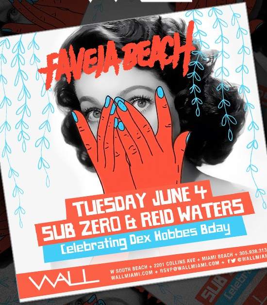Favelabeach at Wall Lounge, Miami