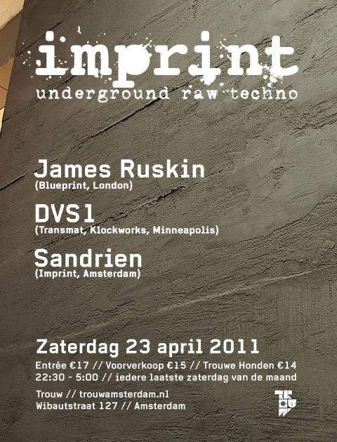 Imprint at Trouw, Amsterdam Imprint at Trouw, Amsterdam (2011) ⟋ RA