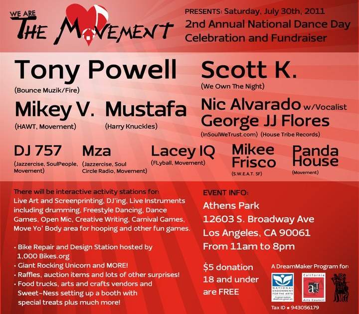 The Movement - 2nd Annual Dance Day at Athens Park, Los Angeles The Movement - 2nd Annual Dance Day at Athens Park, Los Angeles... 