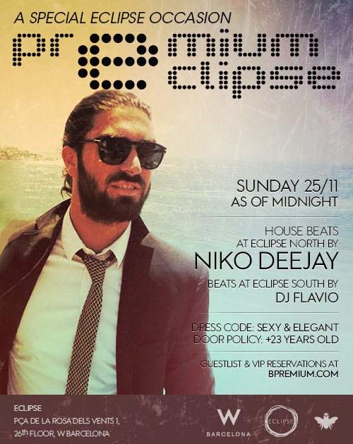 Premium Eclipse at W Barcelona, Barcelona