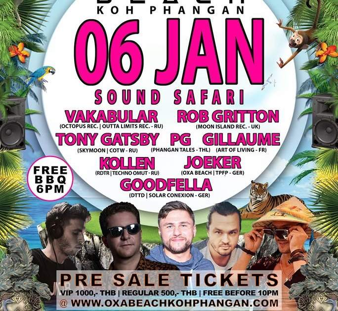 O X A Beach Pres Sound Safari At Oxa Beach Thailand