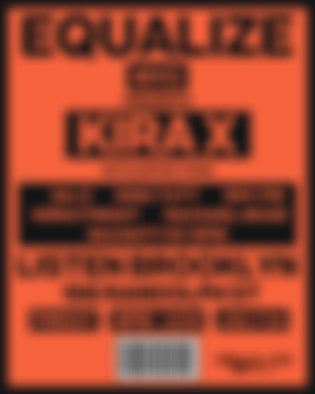 その他 equalize Equalize NYC presents KIRA X at Listen Brooklyn, New York City