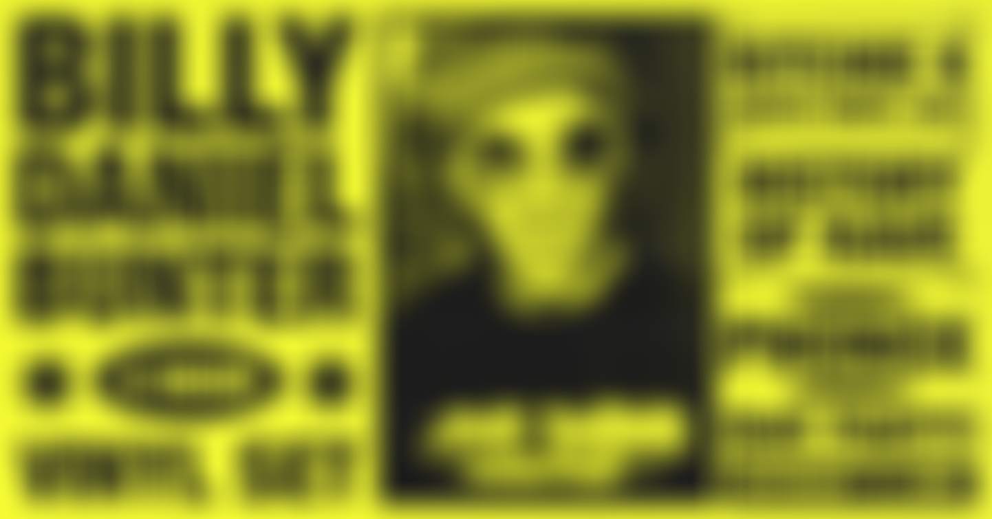 Billy Daniel Bunter: 4 Hour Vinyl Set (Day Party) - History of