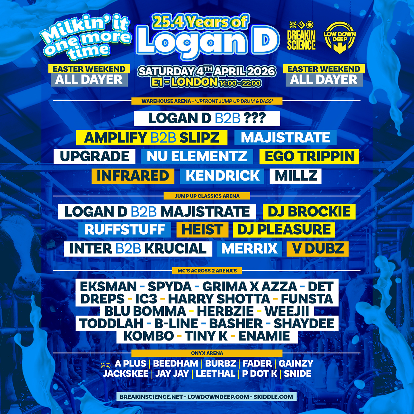 25.4 Years of Logan D - London All Dayer