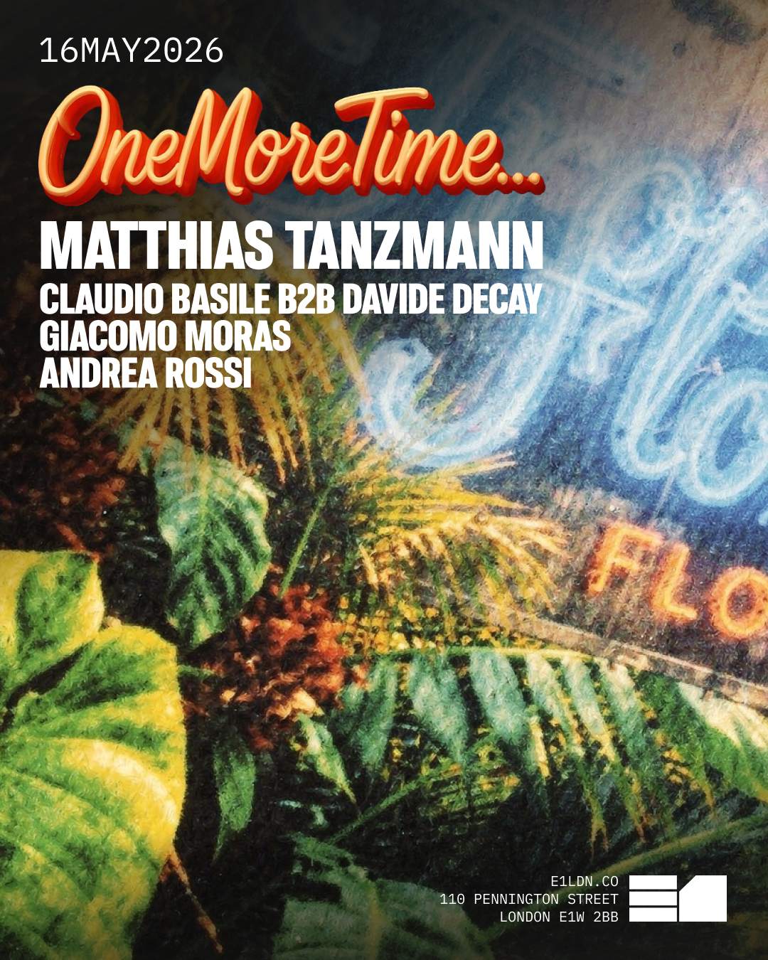 One More Time: Matthias Tanzmann
