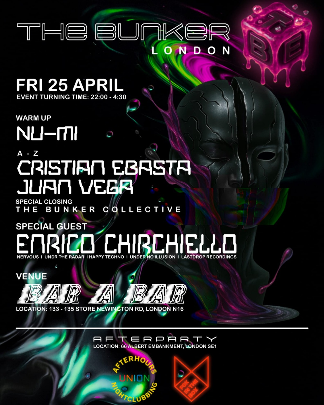 THE BUNKER LONDON presents: Enrico Chirchiello
