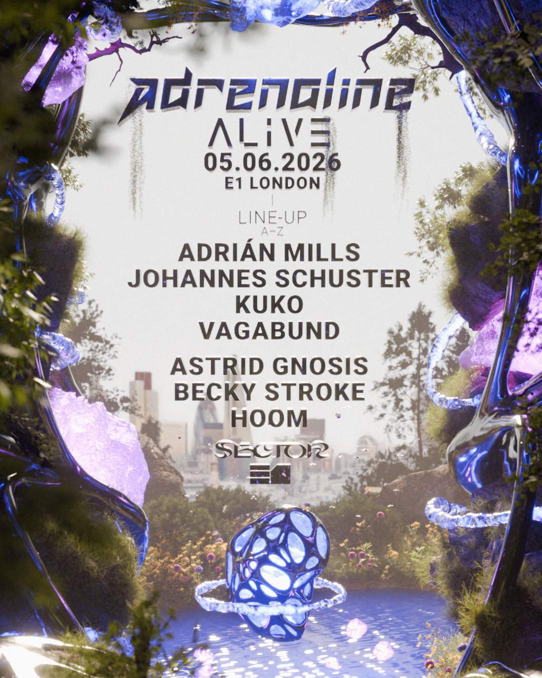 ALIVE presents Adrenaline: Adrian Mills, Johannes Schuster & KUKO