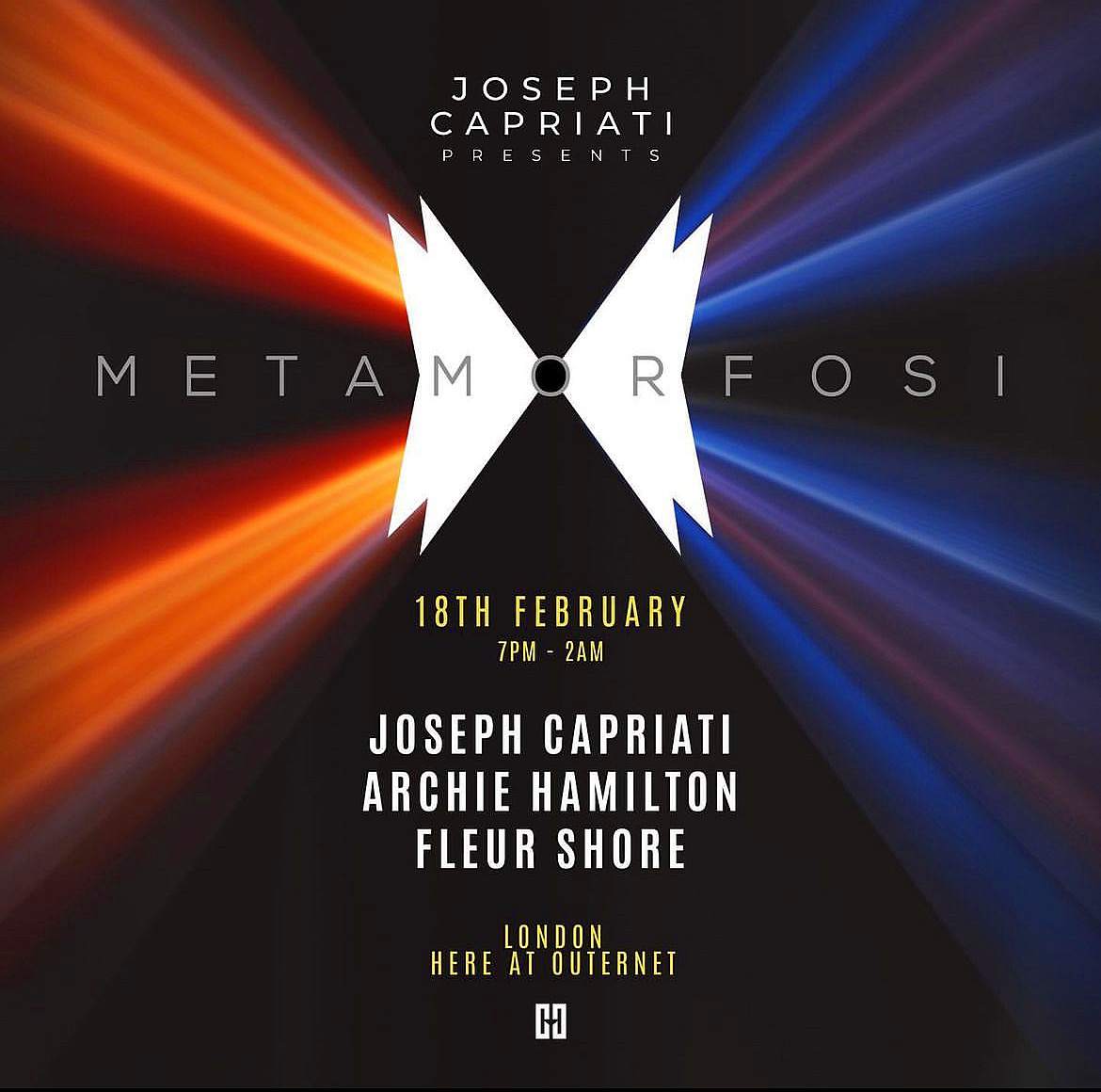 Metamorfosi London lineup