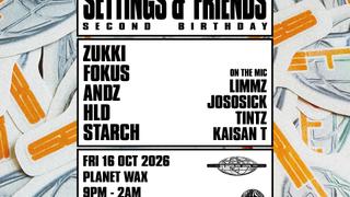 SETTINGS & FRIENDS: SECOND BIRTHDAY