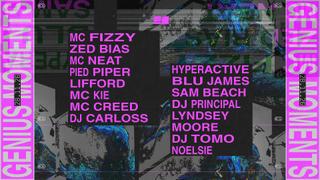 25 Years of Genius CRU: MC Fizzy, Zed Bias Mc Neat