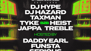 30 Years of Playaz: DJ Hype, DJ Hazard, Heist, Taxman + more