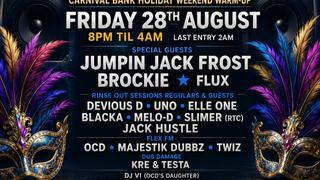 OCD BDAY BASH CARNIVAL BANK HOLIDAY WEEKEND WARM UP