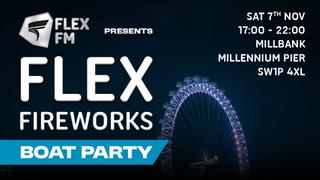 Flex FM - Firework Boat Party (Millbank Millennium Pier)