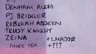 RECREATION: CARNIVAL AFTER PARTY - Denham Audio, Rebekah Abdeen, PJ Bridger, ZE:NA + more tba