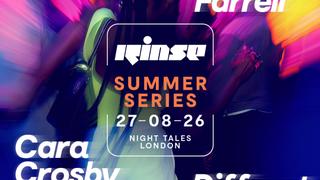 Rinse Summer Terrace Party ft. Diffrent, Fold b2b Cu.rve, Oscar Farrell + more