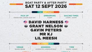 Fusion - Boat Party On The Thames, Plus After Party