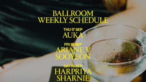 Ballroom at Palais: harpriya & Sharnie